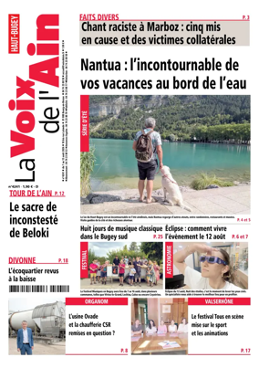 Cover of La Voix de l’Ain Oyonnax