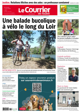 Cover of Le Courrier de l’Ouest (Saumur)
