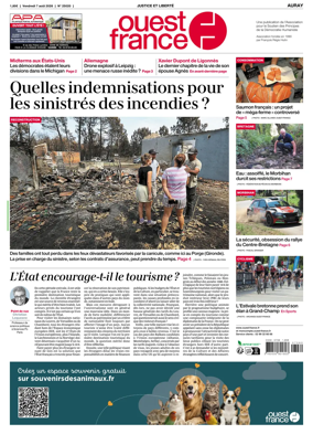 Cover of Ouest France (Auray)