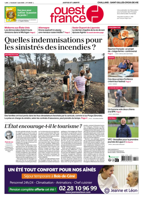 Cover of Ouest France (Challans / Saint-Gilles-Croix-de-Vie)