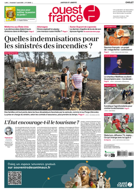 Cover of Ouest France (Cholet)