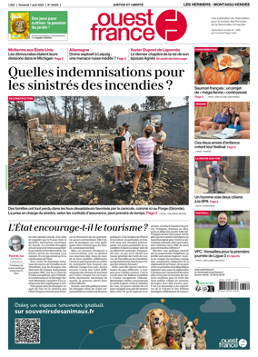 Cover of Ouest France (Les Herbiers / Montaigu)