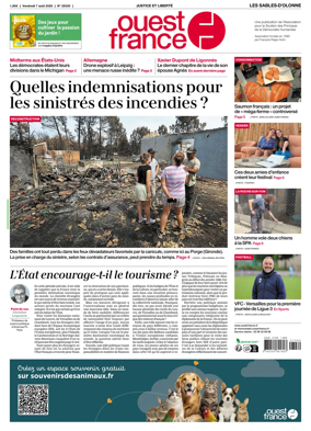 Cover of Ouest France (Les Sables-d'Olonne)