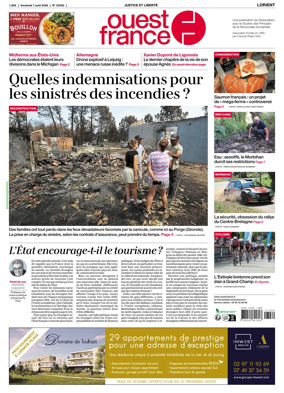 Cover of Ouest France (Lorient)