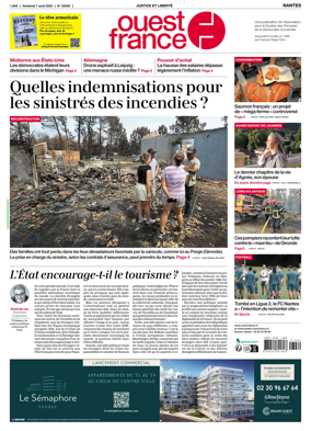 Cover of Ouest France (Nantes)
