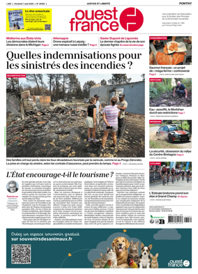 Cover of Ouest France (Pontivy)