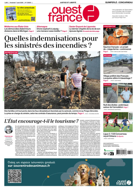 Cover of Ouest-France (Quimperle Concarneau)