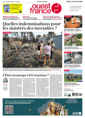 Cover of Ouest France (Redon / Pays de Vilaine)