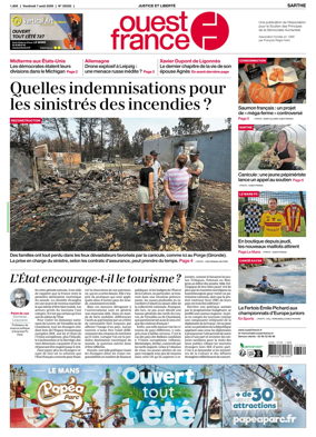 Cover of Ouest France (Sarthe)