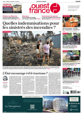 Cover of Ouest France (Vannes)