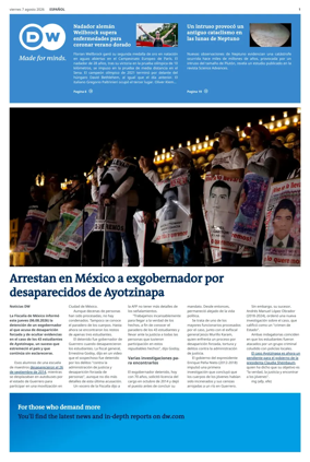 Cover of Deutsche Welle (Spanish edition)