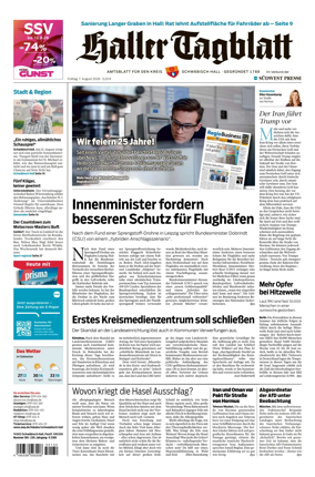 Cover of Haller Tagblatt