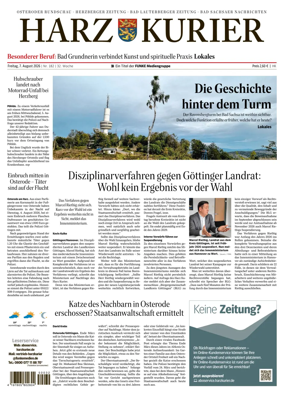 Cover of Harz Kurier