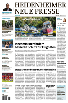 Cover of Heidenheimer Neue Presse