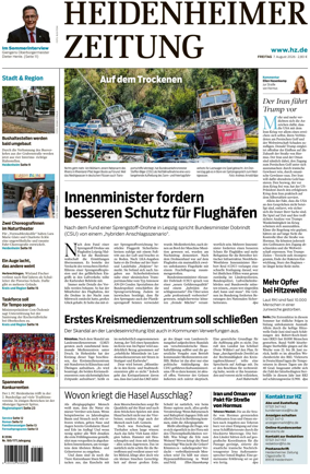 Cover of Heidenheimer Zeitung