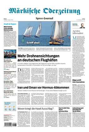 Cover of Markische Oderzeitung Erkner
