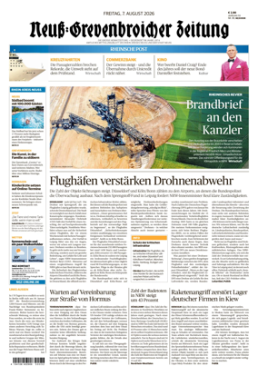 Cover of Neuss-Grevenbroicher Zeitung Neuss
