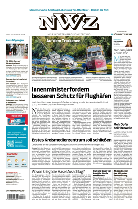 Cover of NWZ – Neue Wurttembergische Zeitung