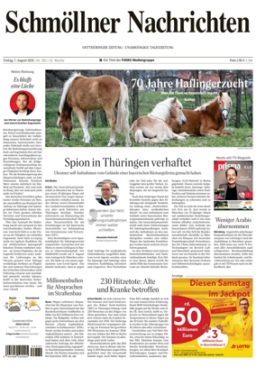 Cover of Ostthuringer Zeitung (Schmolln)