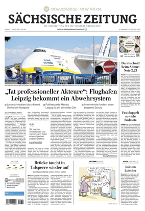 Cover of Sachsische Zeitung (Lobau-Zittau)