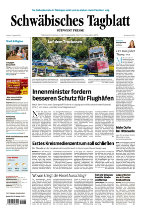 Cover of Schwabisches Tagblatt - Tubinger Chronik