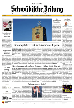 Cover of Schwabische Zeitung (Alb-Donau)