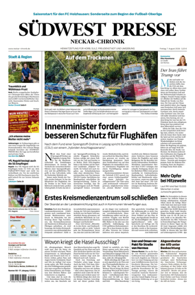 Cover of SUDWEST PRESSE - Neckar-Chronik