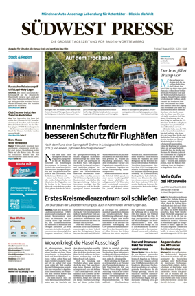 Cover of Sudwest Presse