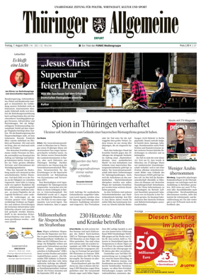 Cover of Thuringer Allgemeine (Erfurt)