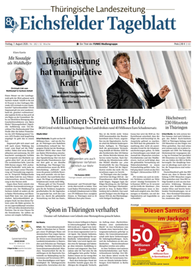 Cover of Thuringische Landeszeitung (Eichsfeld)