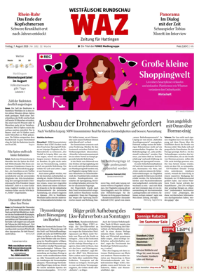 Cover of Westdeutsche Allgemeine Zeitung (Hattingen)