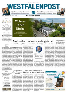 Cover of Westfalenpost (Siegen)