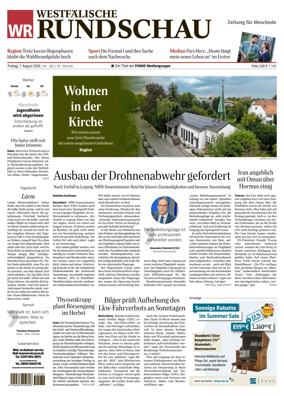 Cover of Westfalische Rundschau (Meschede)