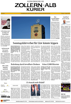 Cover of Zollern-Alb-Kurier (Balingen)