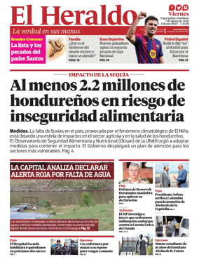 Cover of Diario El Heraldo