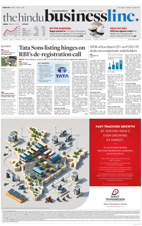 Cover of BusinessLine (Bangalore)