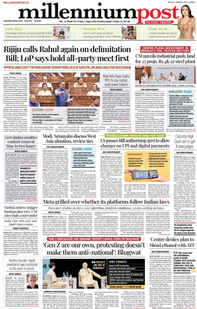 Cover of Millennium Post (Kolkata)