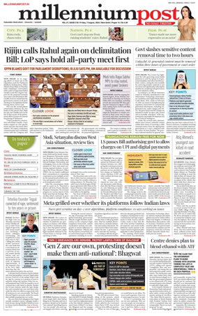 Cover of Millennium Post