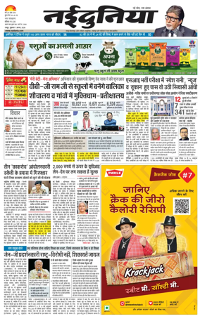 Cover of Nai Dunia - Raipur