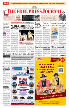 Cover of The Free Press Journal
