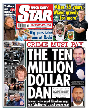 Cover of Irish Daily Star