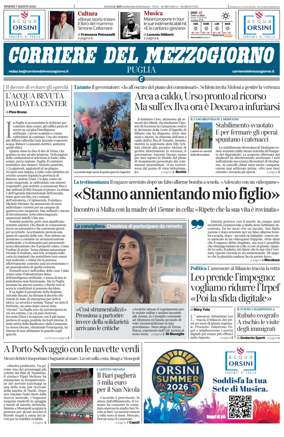 Cover of Corriere del Mezzogiorno (Puglia)