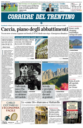 Cover of Corriere del Trentino