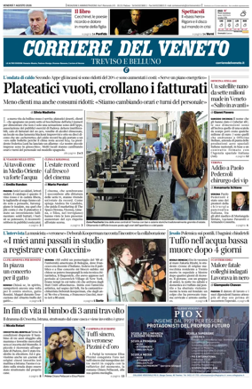 Cover of Corriere del Veneto (Treviso e Belluno)