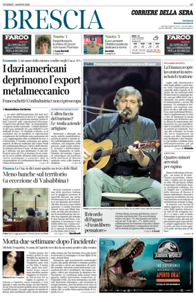 Cover of Corriere della Sera (Brescia)