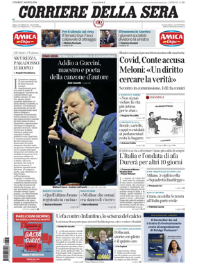 Cover of Corriere della Sera