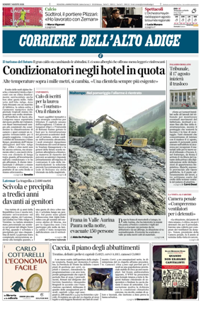 Cover of Corriere dell'Alto Adige
