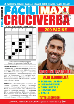Cover of Facili Cruciverba Maxi