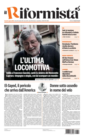 Cover of Il Riformista (Italy)