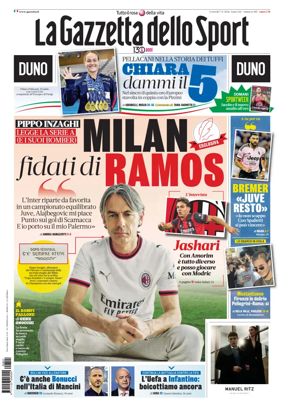 Cover of La Gazzetta dello Sport - Roma